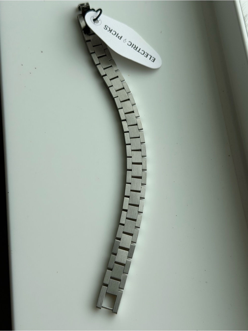 ELECTRIC PICKS | Bennett Metal 14K Gold & Sterling Silver Plated Linked Bracelet - Picture 8 of 14